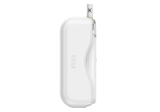 Kiwi 1 Artic White – Sigaretta elettronica pod mod bianca da 400mAh con drip tip intercambiabile e pod da 1.8ml
