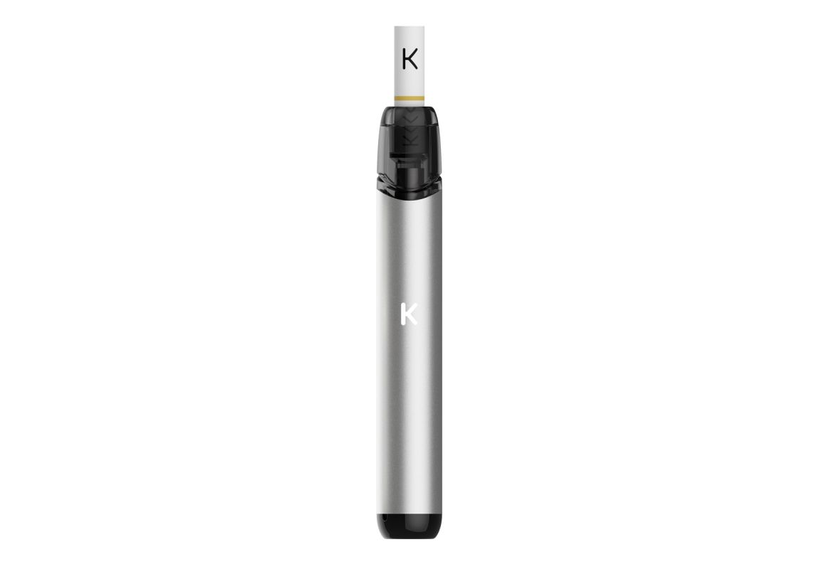 Kiwi 1 Pen Nimbus Cloud – Sigaretta elettronica pod mod grigia 400mAh con tiro automatico e drip tip intercambiabile