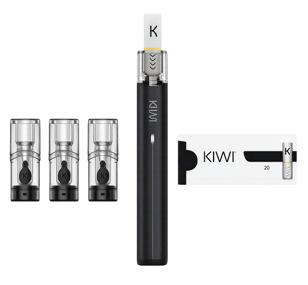 KIWI Spark Combo Kit | Dispositivo + Pod + Filtri + Liquidi Omaggio MoarSvapo KIWI Spark Combo Kit | Dispositivo + Pod + Filtri + Liquidi Omaggio MoarSvapo