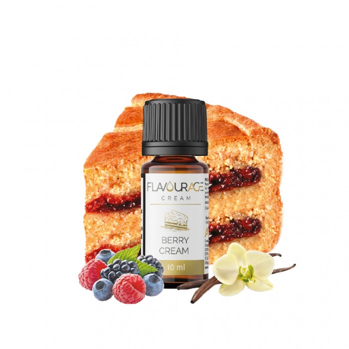Flavourage Berry Cream – Aroma concentrato 10ml gusto frutti di bosco cremosi per sigaretta elettronica