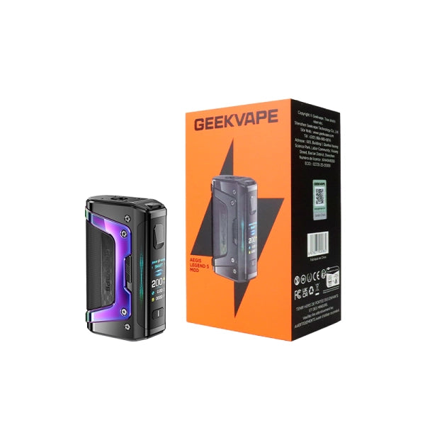 Geekvape Legend 5 Aegis certificazione IP68 impermeabile box mod dual 18650
