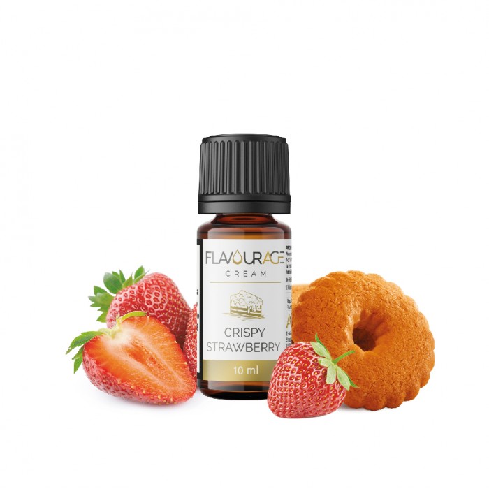 Flavourage Crispy Strawberry – Aroma concentrato 10ml gusto fragola croccante per sigaretta elettronica