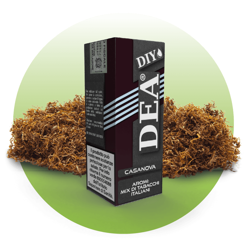 DEA Casanova – Aroma concentrato 10ml gusto tabacco elegante con note raffinate per sigaretta elettronica