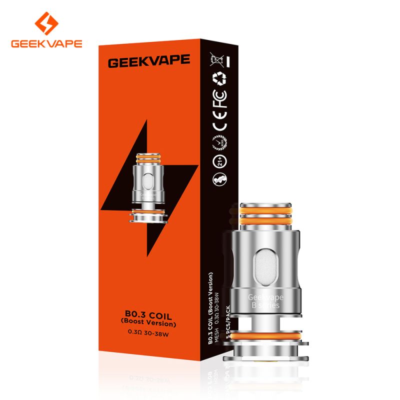 Geekvape B Boost Series Coil 0.3Ω resistenza di ricambio RDL - Fabriano da MoarSvapo