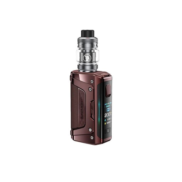 Geekvape Legend 5 Kit earth brown marrone box mod 200W dual 18650 kit completo