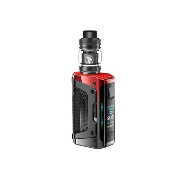Geekvape Legend 5 Kit turbo red rosso box mod 200W IP68 kit completo sigaretta elettronica