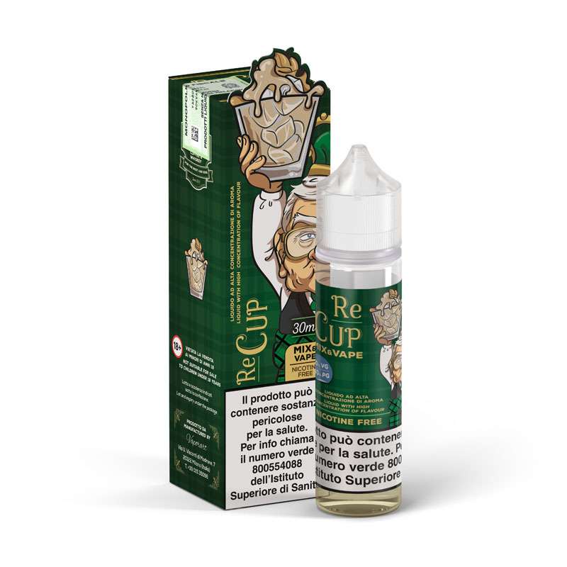 Liquido Re-Cup Mix&Vape 30ml Vaporart – gusto crema al caffè intenso, in vendita da MoarSvapo Fabriano