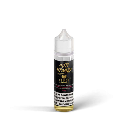 Dettaglio flacone Round – mix&vape 30ml Super Flavor, liquido morbido firmato Danielino77 MoarSvapo Fabriano