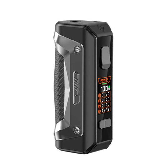 Geekvape Aegis Solo 2 S100 Box Mod 100W – Box mod nera resistente IP68 con batteria 18650, schermo TFT 1.08 pollici
