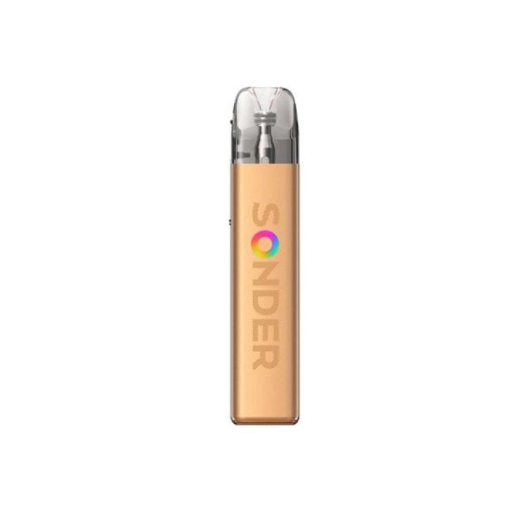 Geekvape Sonder Q2 Mocha Gold – Pod kit 30W batteria 1350mAh oro moka con illuminazione RGB e cartuccia Q 2ml
