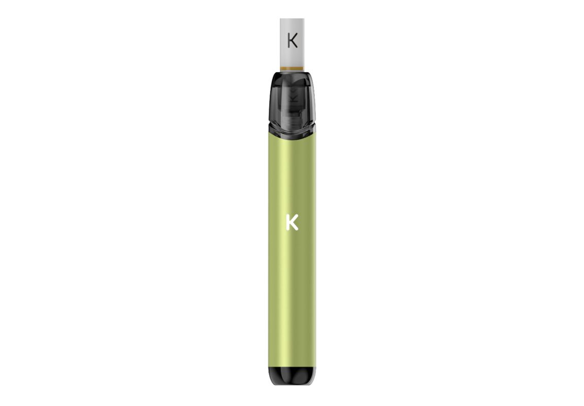 Kiwi 1 Pen Fury Green – Sigaretta elettronica pod mod verde acceso 400mAh con tiro automatico e drip tip intercambiabile
