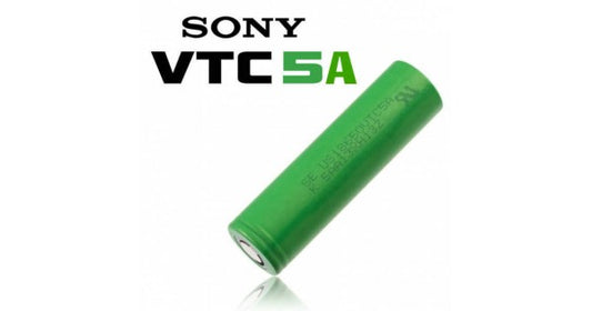 Batteria Sony VTC5A 18650 2600mAh 35A – Batteria ricaricabile agli ioni di litio ad altissima scarica per sigaretta elettronica
