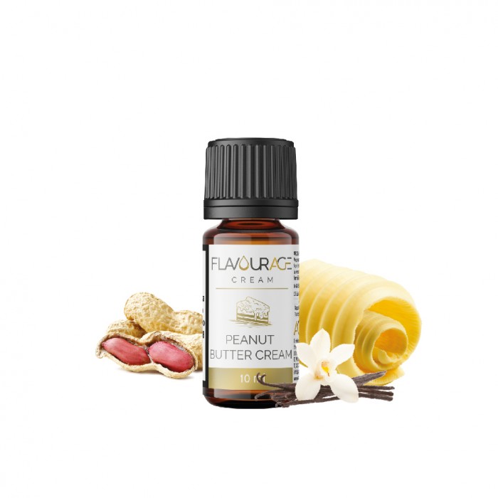 Flavourage Peanut Butter Cream – Aroma concentrato 10ml gusto crema di burro d’arachidi per sigaretta elettronica