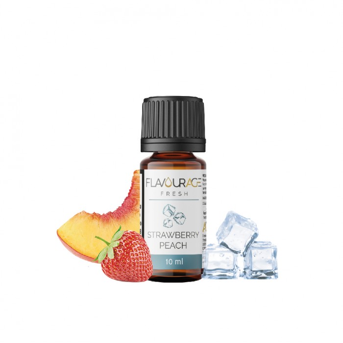 Flavourage Strawberry Peach – Aroma concentrato 10ml gusto fragola e pesca per sigaretta elettronica