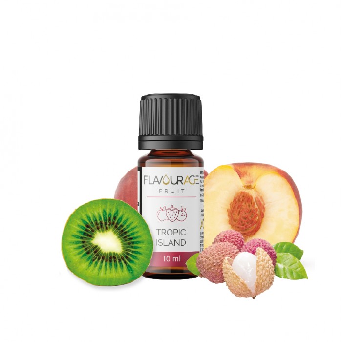 Flavourage Tropic Island – Aroma concentrato 10ml gusto frutta tropicale per sigaretta elettronica