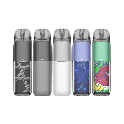 Vaporesso Luxe Q2 SE tutti i colori disponibili Pearl White Space Grey Fashion Black Digital Blue Abstract Green Fabriano MoarSvapo